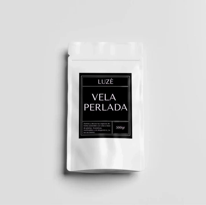 Vela perlada + Aroma by LUZÉ